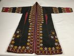 antique Vtg Tekke Turkmen  Women’s Embroidered coat Robe chyrpy Mantel
