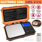 Digital Scales 0.01g 500g Grams Jewellery Gold Weighing Mini Pocket Electronic