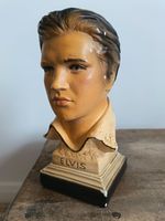Vintage Elvis Presley Plaster Head Bust
