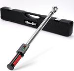 Seesii 1/2" Digital Torque Wrench 340N.m 2% Torque Accuracy W/ Buzzer LED Flash