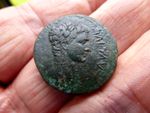 ROMAN PROVINCIAL. MACEDON. Augustus rev + Julius Caesar AE23, 27 BC-AD 14.#1