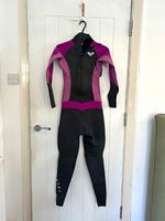Roxy Women’s Full Length Syncro 4/3 Surf Wetsuit Black/Pink Size 4 Wetsuit