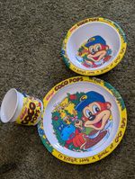 Vintage 1990s Kellogg's Coco Pops promotional breakfast set, Melamine