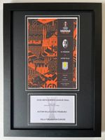 2026 Europa League Cup Final A4 Photo Match Programme Display Aston Villa