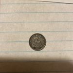 1857 Seated Liberty Half Dime