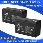 2 X RITAR 12V 7AH Battery - REPLACEMENT BATTERY FOR ZIGOR DANUBIO UPS