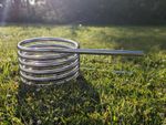 25.4mm water heating coil - off grid, outdoor use. 304 stainless steel - UK made