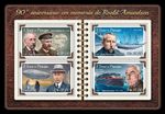 ROALD AMUNDSEN Polar Explorer/Norge Airship/Fram Ship Stamp Sheet 2018 Sao Tome