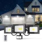 3 Head LED Security Lights PIR Motion Sensor 50W/100W Outdoor IP65 Flood Light