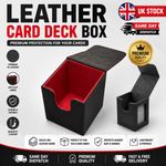Leather Card Deck Box Magnetic Commander Trading Card Storage Box For TCG MTG UK
