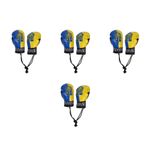 4Pairs Small Boxing Gloves Pendants Reusable PVC Key Chain Ornaments