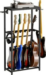 Versatile Guitar Stand for Acoustic, Electric & Bass Instruments - Black Edition