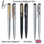 Secretary Vecter Stainless Steel, Matte Black or Silver Pen blue & black ink