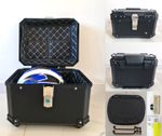 Universal 45L Motorcycle Scooter Moped TopBox-Case+Pillion Back-Rest Fitting Kit