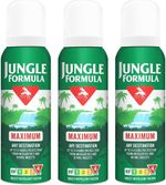 Original Jungle Formula Maximum Strength Insect Repellent Aerosol Spray 125ml x3