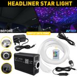 600pcs Twinkle Meteor Fiber Optic Car Home Headliner Shooting Star Light kit 3M