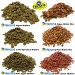 HERONS Premium Algae Wafers, Wafer Mix, Spirulina Wafers etc. LOACH PLECO FOOD