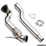 3" STAINLESS EXAUST DE CAT DECAT DOWNPIPE FOR AUDI S3 8L TT 8N MK1 1.8T 225 BHP