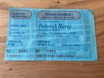 Debbie Harry ( Blondie) compete ticket stub - Manchester , 26th November 1989