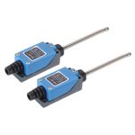 2 Pcs ME9101 1NO + 1NC Micro Switch 5A/0.4A 250VAC/115VDC Waterproof Switch