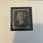 Queen Victoria SG 2 1d Black - Plate 2 OH