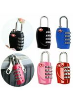 TSA 3 Digit Combination Lock Locker Padlock for Luggage Suitcase Travel Gym Code