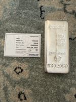 Metalor Silver Bullion Bar 1kg . With Certificate. 999.0 Pure