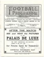 RARE Football Match Programme - 1930/31 Liverpool v Bolton Wanderers