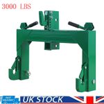 3-Point Quick 3000LBs Hitch For Category 1 2 Tractor 2" Receiver Receiver Hitch