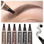 Microblading Tattoo Eyebrow 3D Liquid Ink Pen Waterproof 4 Fork Pencil Brow