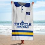 Leeds Retro 1994 Home Shirt Towel | Personalised Vintage Beach Towel