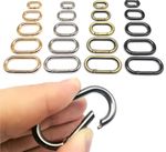 Spring O Oval Ring Bag Strap Buckle Carabiner Key Dog Chain Snap Clip Trigger UK