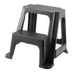 Large Dual Height Plastic Step Stool Multi Purpose Use Home Kitchen Bathroom