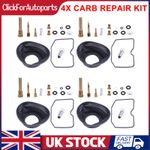 4PCS CARBURETOR REPAIR KITS CARB REBUILD KIT FOR SUZUKI GSF600 BANDIT 1995-2004