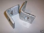 2 x 40mm Galvanised angle cleats