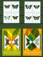 Union Island 2011 - Butterflies Moths No. 629-32 + 633-36 + Block 39 + 40 **