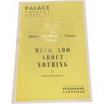 Palace Theatre Much Ado About Nothing Programme 1955 London Shakespeare Play