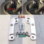 For BMW E46 M3 About 25-30% Drift Lock Kit Adapter Increasing Turn Angles Silver