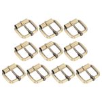 10Pcs 1.02 Inch (26mm) Metal Roller Buckle Belts Hardware Bronze