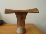 African old TURKANA headrest, Kenya Hand Carved