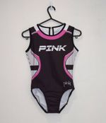 Pink Leisurewear Brown Moto Leotard CLA