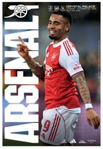 Arsenal v Crystal Palace 23/12/2025 League Cup Quarter-Final programme + poster