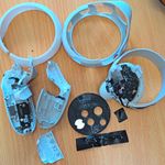 VR quest 2 left Controller Parts/Repair Disassembled Shell/Ring PCB White