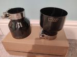 2 BLACK CHROME M EXHAUST TIPS 4” BMW F20 F21 F22 F23 M135i M140i M235i M240i