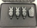 3 x Fishing Bite alarms and receiver. LED's. Fantastic value, Carp, Pike Coarse