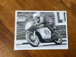 Original 1950`s  TT Races Press Photograph 6.5" x 5 "  Gary Hocking MV Agusta