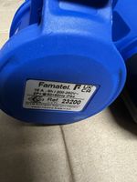 Famatel 23200 IP44 16a  240v 2P+E Connector blue