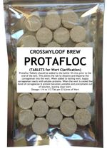 Protafloc Tablets - Beer Wort Finings. Clearing Home Brew. Protofloc Carrageenan