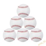 1/4Pcs Baseball 9 Inch Baseballs Soft Bulk Training Elastic Unmarked Beginners