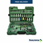 Sata 180pc Mechanic Tool Metric Ratchet & Socket Set 1/4, 3/8, 1/2 ST09546G